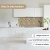 Giraf - Patroon - Beige - Bruin keuken achterwand 2 middel 871 -sfeer4_NL