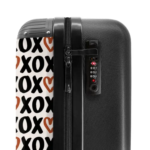 Knuffels en Hartjes NBS - Handbagage koffer - Volwassenen Unisex middel -slot