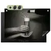 Champagnefles - Glas - Minimalistisch - Spetters Inductie beschemer met haakjes klein -3d