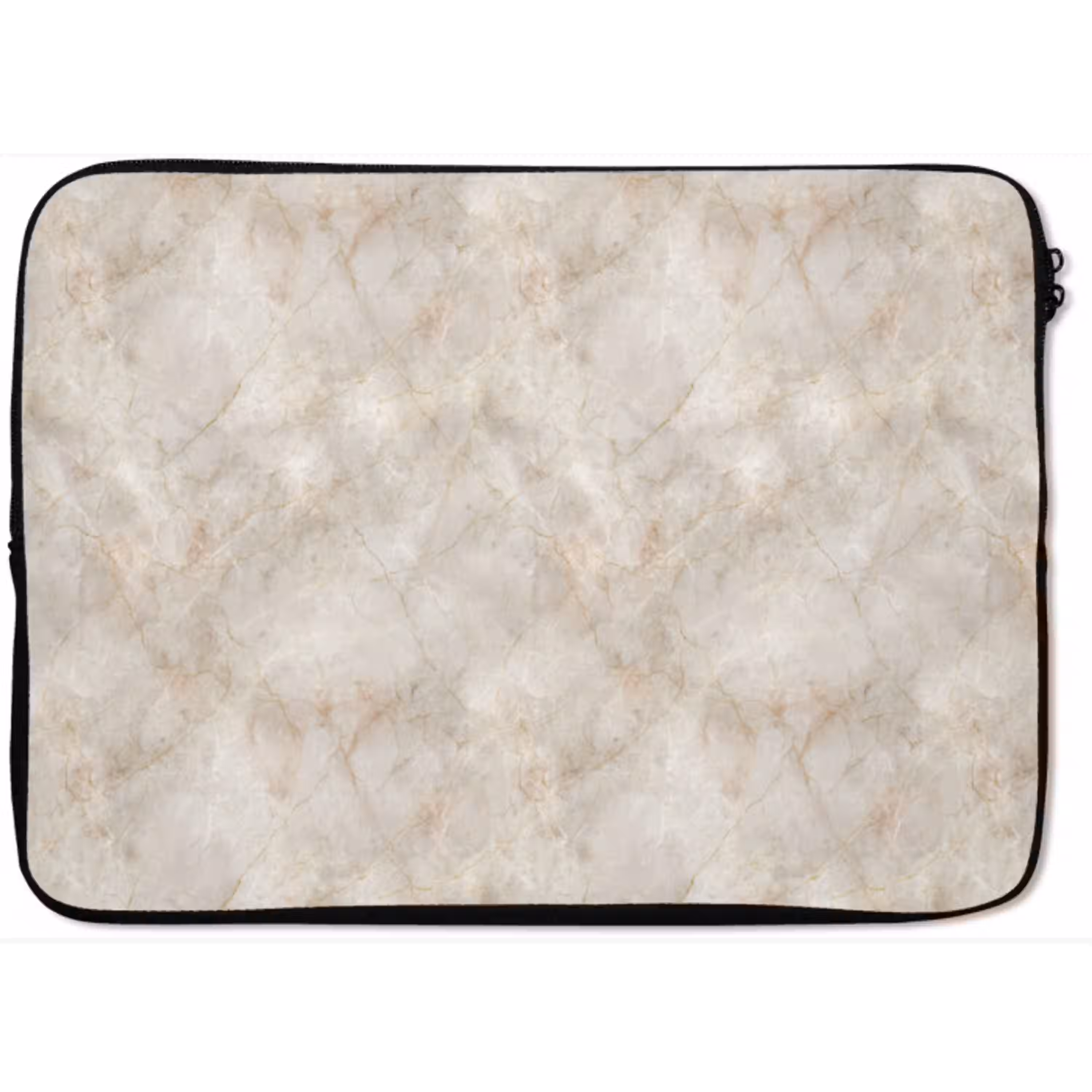 Lichtbeige - Goudbruine Nerven - Marmer laptophoes neopreen klein 279 -zkaufland3dotto