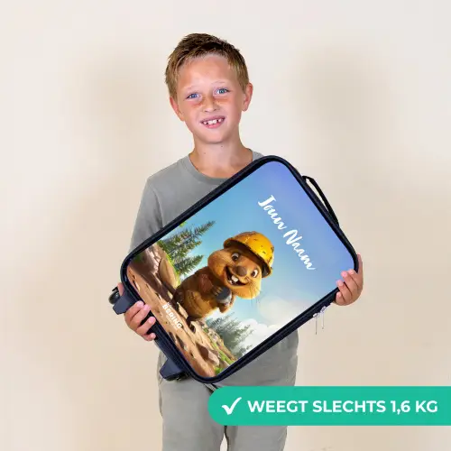 Billy Bouwhelm Kinderkoffer - Zwart klein -sfeer4_NL