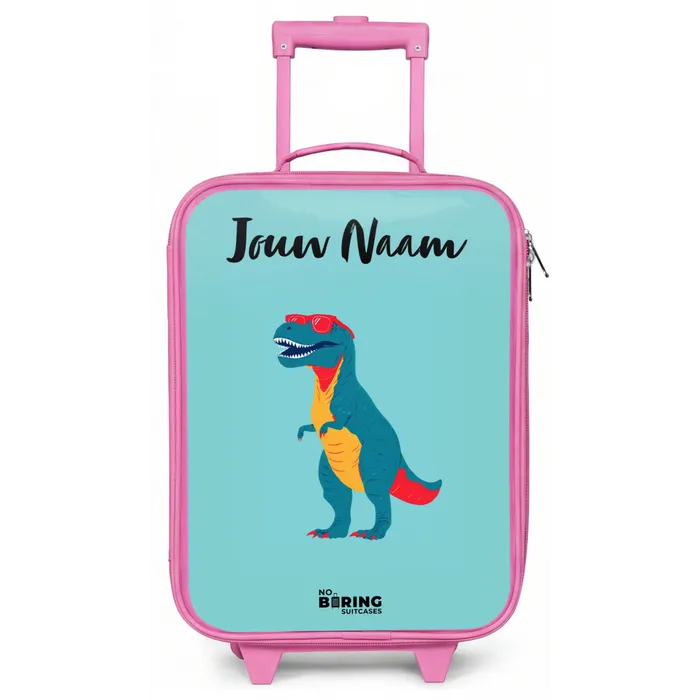 Dino - Dier - Zonnebril Kinderkoffer - Roze klein -zz3dotto