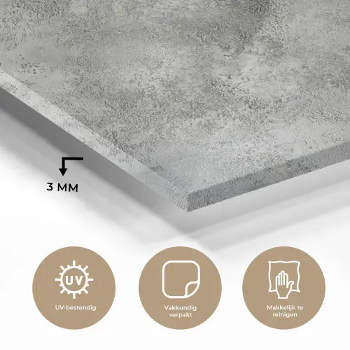 Winter - Kerst - Beton - Dennenappels plexiglas 5mm klein -sfeer2
