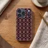 Symmetrisch - Tegel - Burgundy Telefoonhoesje iPhone 17 Pro klein 878 -sfeer1