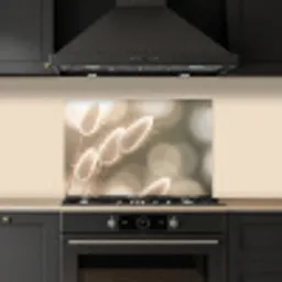 Hazestaartgras - Wit - Zonlicht keuken achterwand spatscherm klein -sfeer1