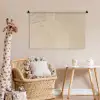 Parallelle lijnen - Lichte textuur - Beige Wandkleed katoen middel -wsfeer5_kind
