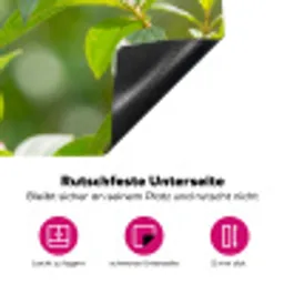Kolibrie - Bloem - Natuur - Groen Inductie beschermer vinyl 3mm klein -zzzzzzz-lf-onderkant