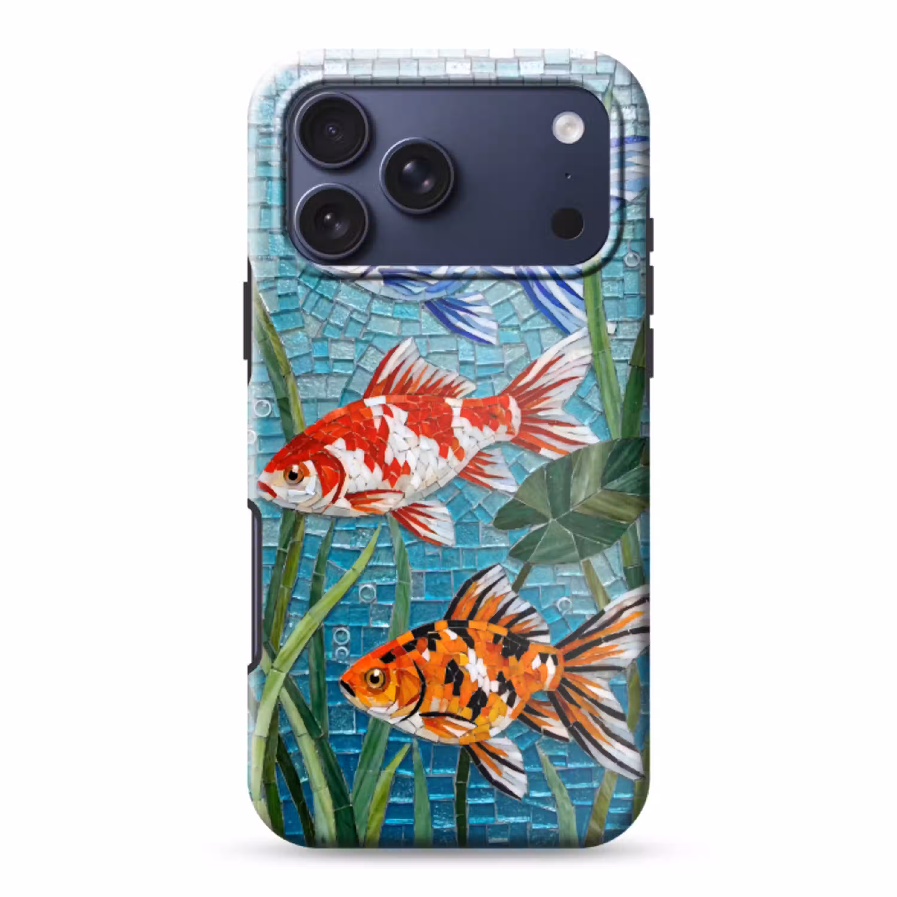Vis - Mozaïek - Onderwater - Kleurrijk - Dieren Toughcase MagSafe Apple iPhone 17 Pro Max klein -3d