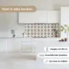 Bladvorm - Klassiek - Kleurrijk keuken achterwand 2 middel 871 -sfeer4_NL