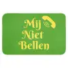 Mij niet bellen - Telefoon - Groen Badmat klein -3d