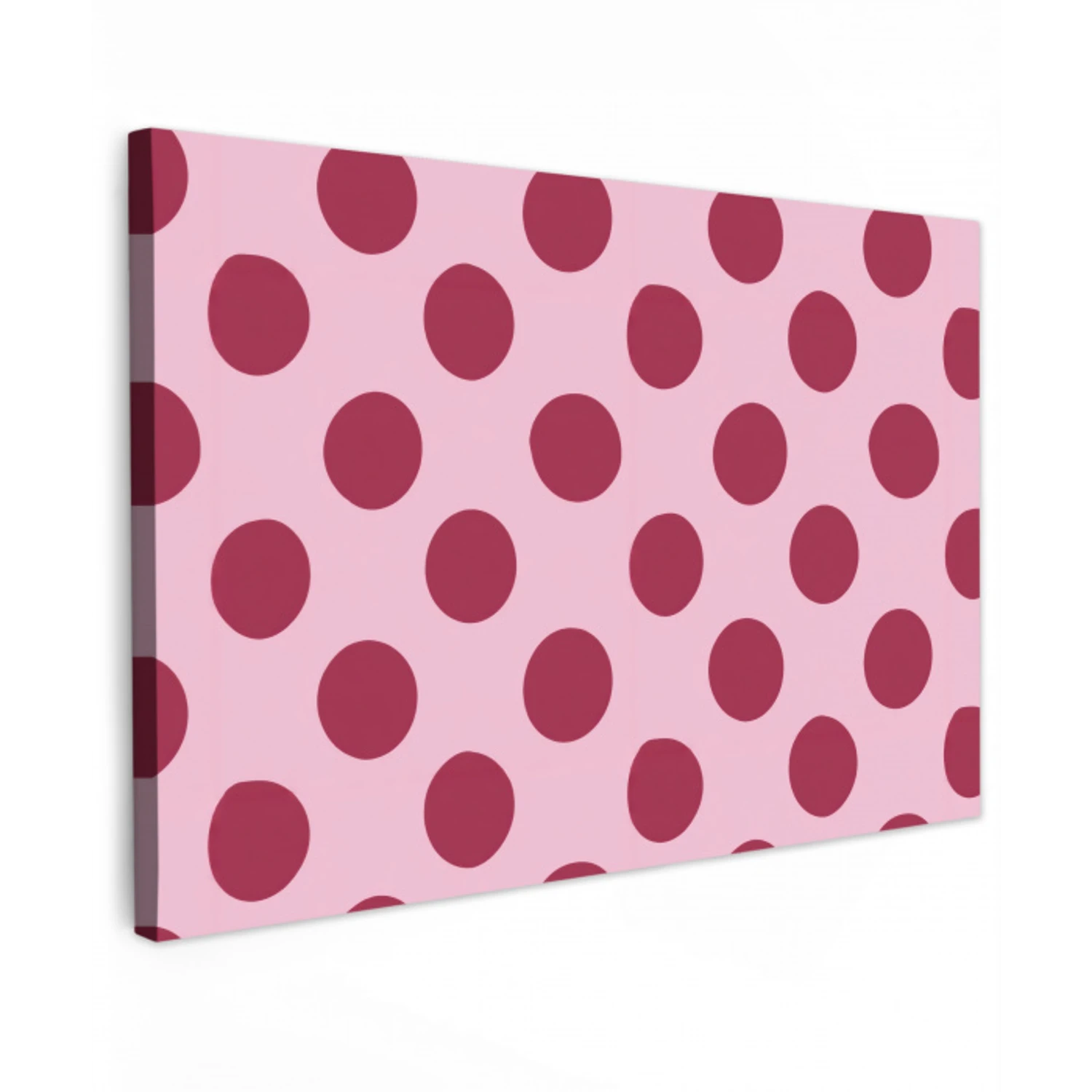 Stippen - Patroon - Bordeaux canvas 2cm klein 34 -z3d
