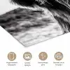 Koe - Schotse hooglander - Zwart - Wit - Dier - Natuur - Wild poster papier klein -closeup_NL