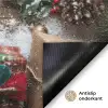 Kerstdecoratie - Geschenken - Hout - Veelkleurig Deurmat klein -antislip_NL