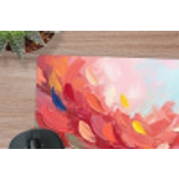 Bloemen - Abstract - Kunst - Modern muismat rubber klein -closeup
