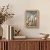 Gedroogde Veldbloemen - Grijs - Beton Light Box met kabel (Tafellamp) klein -sfeer2