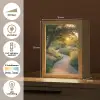 Pad - Bloemen - Park Light Box met kabel (Tafellamp) klein -USP_NL