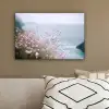 Klif - Bloemen - Zee - Roze canvas 2cm klein -sfeer3
