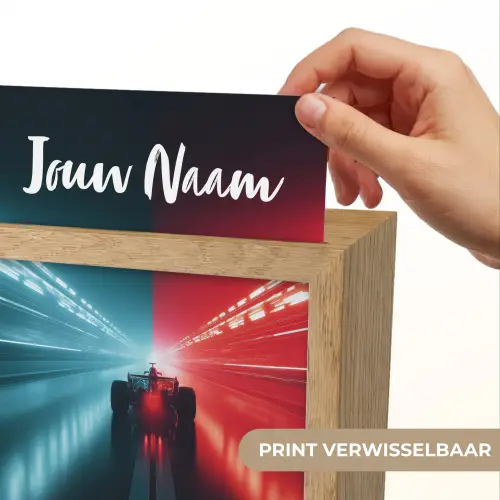 Raceauto - Verlichting - Neon - Rood Light Box met kabel (Kinderlampje) klein -USP_websiteprintNL