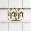 Abstract - Patroon - Bogen keuken achterwand 2 middel 865 -3d