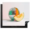 Disco - Discobal - Meloen - Pastel Inductie beschermer vinyl 3mm middel -3d