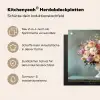 Orchidee - Boeket - Vaas - Bloemen Inductie beschermer vinyl 3mm middel -zzzzzzusp-haakje_DE