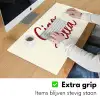 Ciao bella - Rood - Wit - Minimalistisch Muismat XXL klein -sfeer3