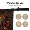 Mandala - Cirkels - Patronen Wandkleed katoen klein -sfeer2