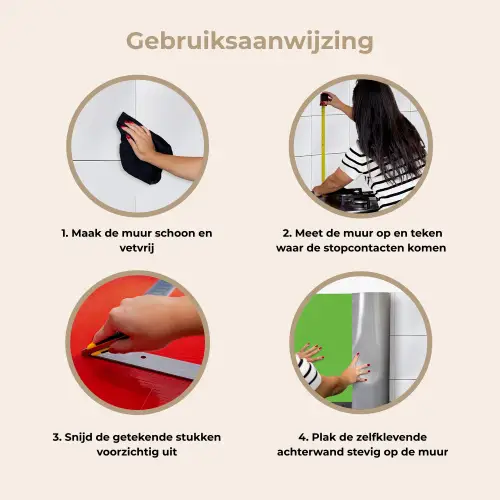 Groen - Kleuren - Natuur keuken achterwand 2 middel 871 -gebruiksaanwijzing_NL
