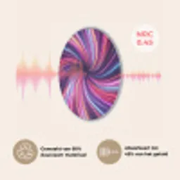 Abstract - Swirl - Futuristic - Neon Akoestische PET Vilt - Rond klein -USP_NL