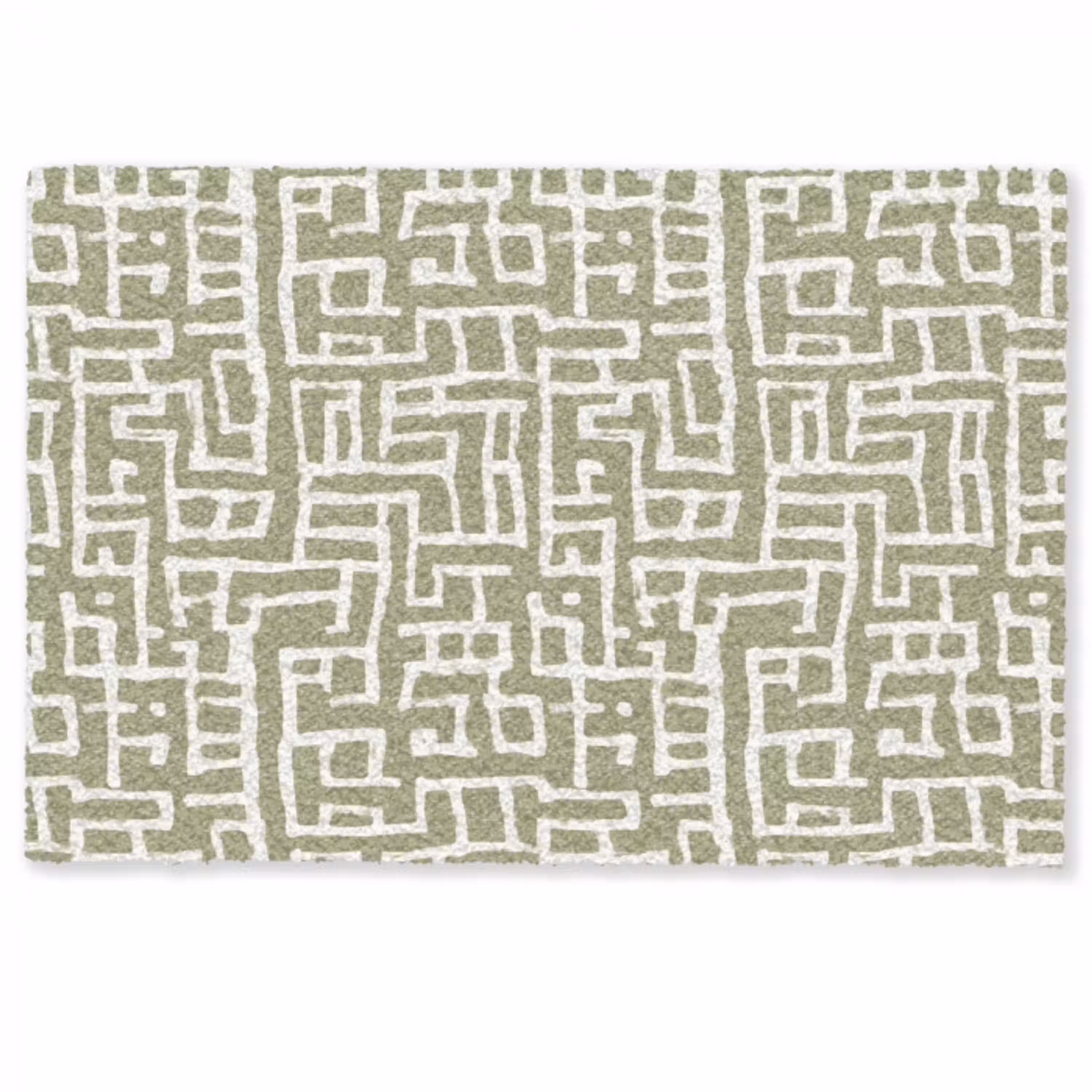 Grafisch - Patroon - Groen Deurmat klein 898 -zkaufland3d