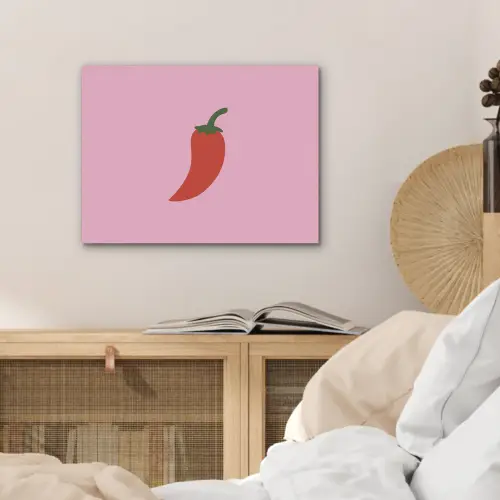 Peper - Rood - Illustratie PET vilt klein -sfeer3
