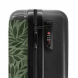 Bladeren - Organisch - Groen NBS - Handbagage koffer - Volwassenen Unisex middel -slot