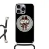 Rose - Strik - Bestek Hoesje iPhone 16 Pro Max met koord klein -3d