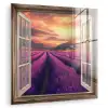 Doorkijk - Lavendel - Landschap - Bloemen - Paars plexiglas 5mm klein -zzzproduct_nieuw