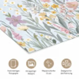 Weidebloemen - Illustratie - Kleurrijk poster papier klein -tcloseup_DE