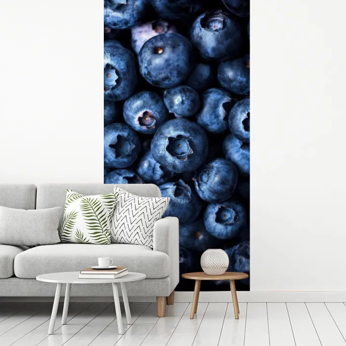 Bessen - Blauw - Fruit fotobehang vinyl groot -woonkamer