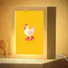 Kip - Rolschaatsen - Geel Light Box met kabel klein -zzzz_3d_website