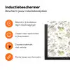 Birds - Flowers - Gray - Yellow Inductie beschermer vinyl 3mm klein 276 -zzzzzzz-td-ups