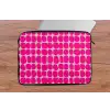 Stippen - Patroon - Roze laptophoes neopreen klein 279 -tafel