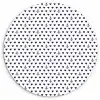 Anker - Hart - Blauw - Wit Wandcirkel plexiglas klein 852 -3d