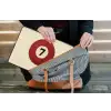 Cirkel - Zeven - Lucky - Rood laptophoes neopreen klein -tas