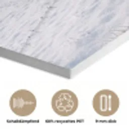 Hek - Sneeuw - Mist - Platteland - Nostalgisch PET vilt klein -closeup_DE