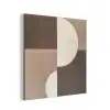 Raster - Halve cirkels - Contrast aluminium wit klein -3d