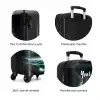 Duistere diamant NBS - Handbagage koffer - Kinderen Unisex middel zzzzzzzbolletjes_ENG