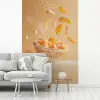 Peach - Eten - Taart - Oranje fotobehang vinyl groot -woonkamer