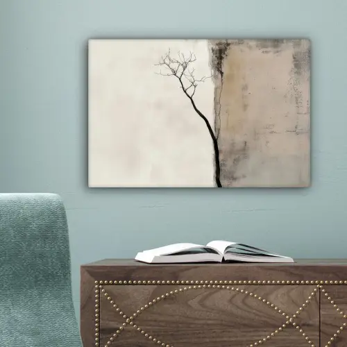 Wabi sabi - Plant - Beige canvas 2cm klein -sfeer4