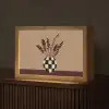 Minimalistisch - Vaas - Bloemen - Bruin Light Box met kabel (Tafellamp) klein -z3d_website
