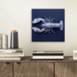 Kreeft - Porselein - Delfts - Blauw aluminium wit klein -sfeer1