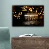 Lichtjes - Champagne - Dienblad - Glazen canvas 2cm klein -sfeer4