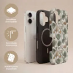 Elegant - Bladeren - Groen Toughcase MagSafe Apple iPhone 17 klein 1017 -USP_Lagen_DE
